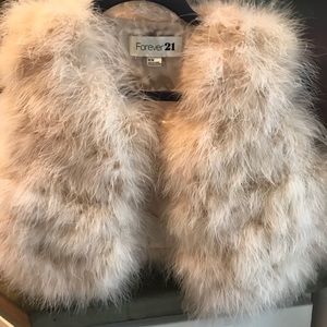 Forever 21 Feather Vest